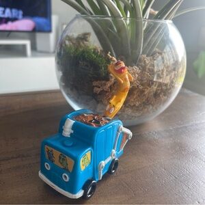 ✨1999 Burger King Cat Dog Garbage Truck Kids Club Viacom String Pull✨